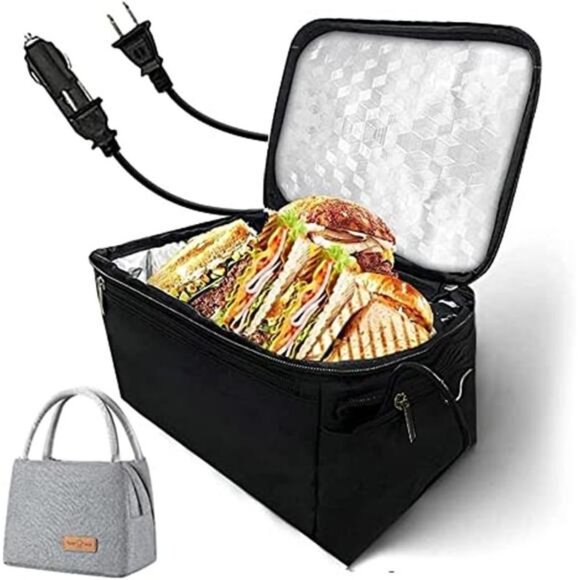 Portable Oven Food Warmer Heater Lunch Box 2 in 1 for Car - Picture 1 of 7